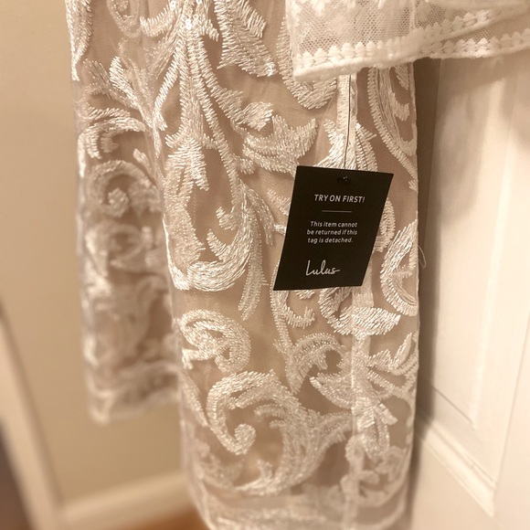 Lulu’s White Bridal Dress - Picture 8 of 16